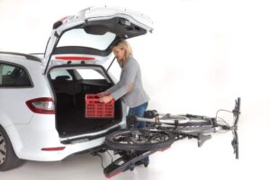 Westfalia BC 60 Fahrradträger, Anhängerkupplung, 3 Fahrräder, E-Bike geeignet, faltbar – Bild 5