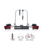 Atera Strada E-Bike XL 022696 Fahrradträger, Anhängerkupplung, 2 Fahrräder, extrabreit, silber – Bild 4