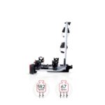 Atera Strada E-Bike XL 022696 Fahrradträger, Anhängerkupplung, 2 Fahrräder, extrabreit, silber – Bild 5
