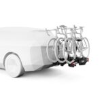 Thule Epos ParkSecure Fahrradträger, Anhängerkupplung, 3 Fahrräder, klappbar, Parksensoren, schwarz – Bild 2