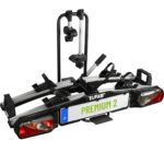 EUFAB PREMIUM 2 11521 Fahrradträger, Anhängerkupplung, 2 Fahrräder, E-Bike geeignet, Diebstahlschutz