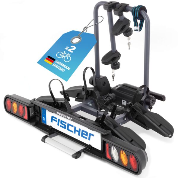FISCHER ProlineEvo 2 Fahrradträger, Anhängerkupplung, 2 Fahrräder