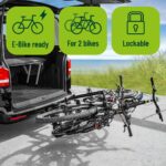EUFAB PREMIUM 2 Plus 11523 Fahrradträger, Anhängerkupplung, 2 Fahrräder, E-Bike geeignet, Diebstahlschutz – Bild 4