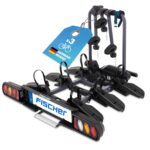 FISCHER ProlineEvo 3 Fahrradträger, Anhängerkupplung, 3 Fahrräder, E-Bike geeignet