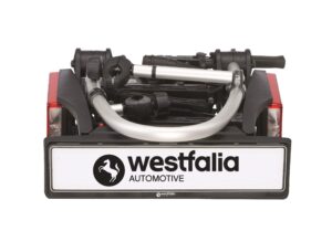Westfalia BC 60 Fahrradträger, Anhängerkupplung, 3 Fahrräder, E-Bike geeignet, faltbar – Bild 3