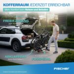 FISCHER ProlineEvo 2 Fahrradträger, Anhängerkupplung, 2 Fahrräder – Bild 5