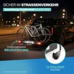 FISCHER ProlineEvo 3 Fahrradträger, Anhängerkupplung, 3 Fahrräder, E-Bike geeignet – Bild 8