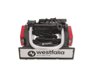 Westfalia Bikelander Fahrradträger, Anhängerkupplung, 2 Fahrräder, E-Bike geeignet, faltbar, LED – Bild 2